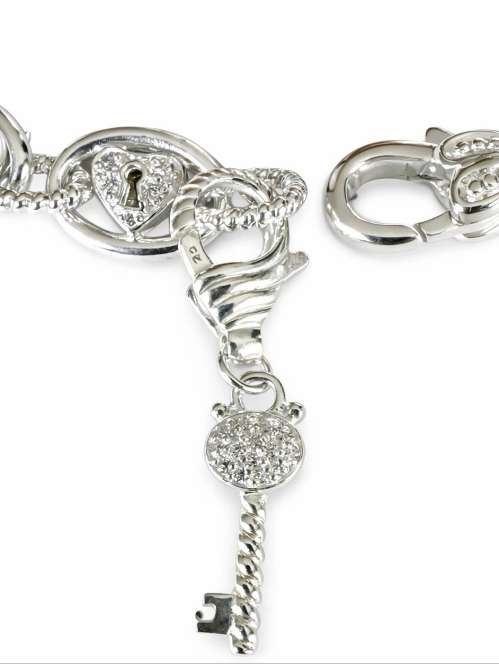 Judith Ripka Sterling Silver Necklace - Picture 5 of 6